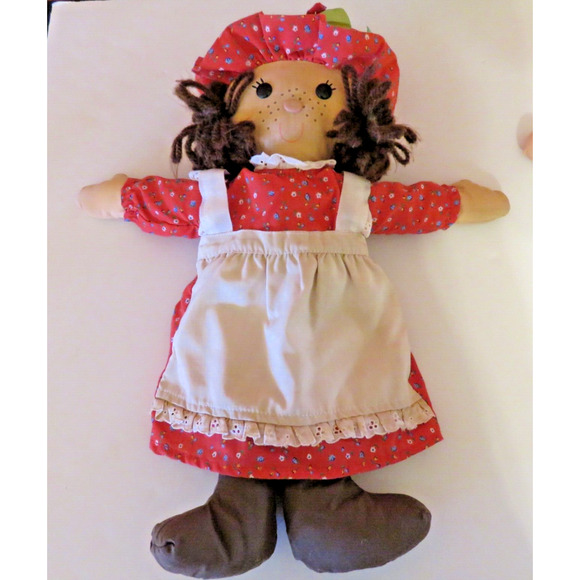 Christmas Rag Dolls Hallmark Cards Inc. Vintage 1981 1985 Red Green Dresses 16" - Picture 5 of 16